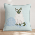 Siamese Yarn Tangle Throw Pillow - Hillcroft Home