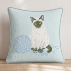 Siamese Yarn Tangle Throw Pillow - Hillcroft Home