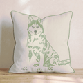 Siberian Husky_ Throw Pillow - Hillcroft Home