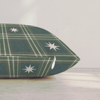 Silent Night Plaid Throw Pillow throw pillow - Hillcroft Home