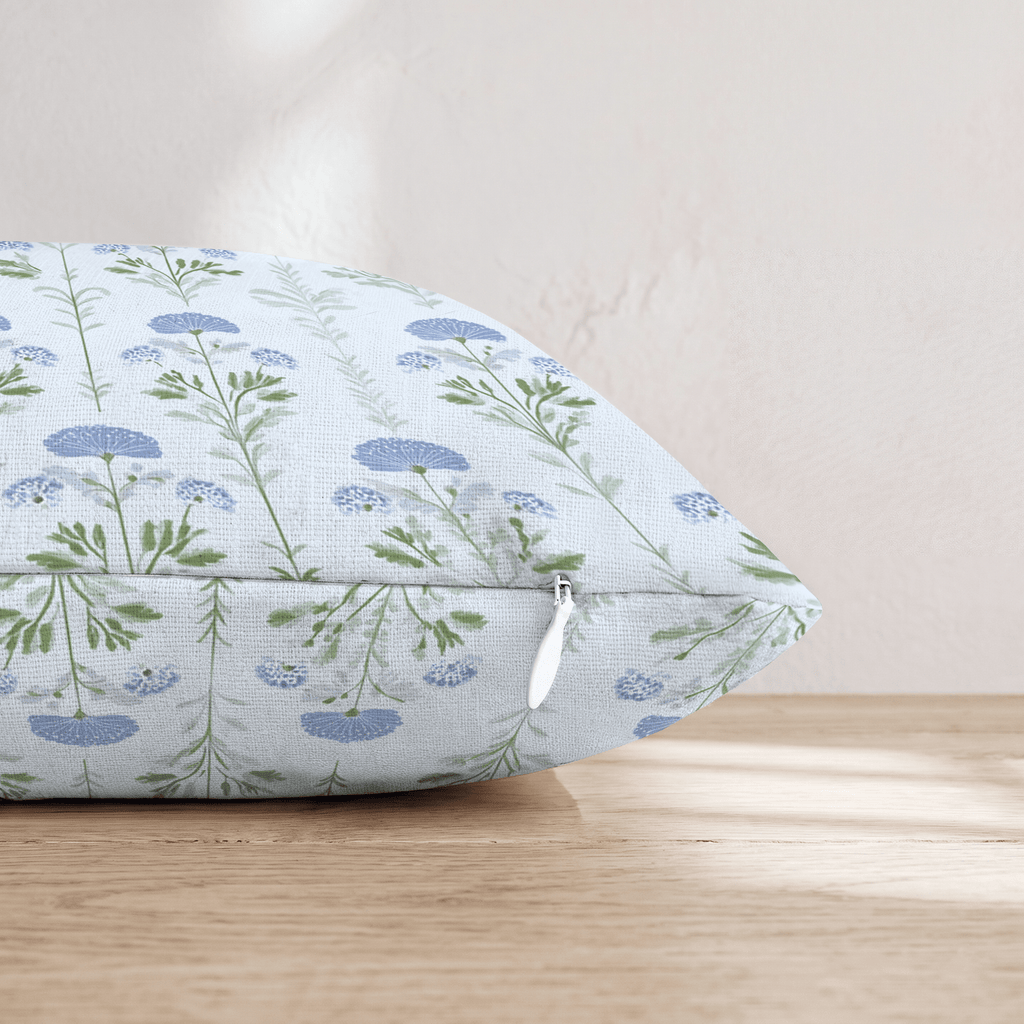 Silk & Petal Throw Pillow - Hillcroft Home