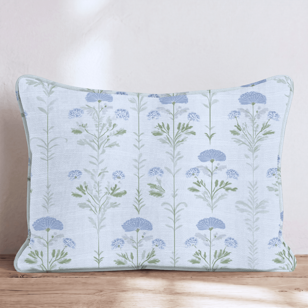 Silk & Petal Throw Pillow - Hillcroft Home