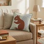 Silly Squirrel Throw Pillow - Hillcroft Home