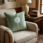 Simply Green Tee Throw Pillow - Hillcroft Home