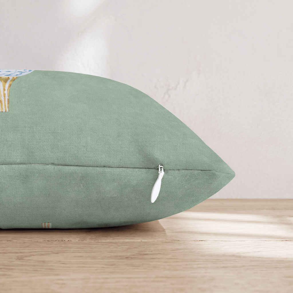 Simply Green Tee Throw Pillow - Hillcroft Home