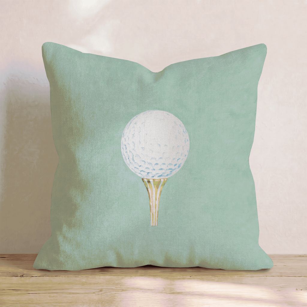 Simply Green Tee Throw Pillow - Hillcroft Home
