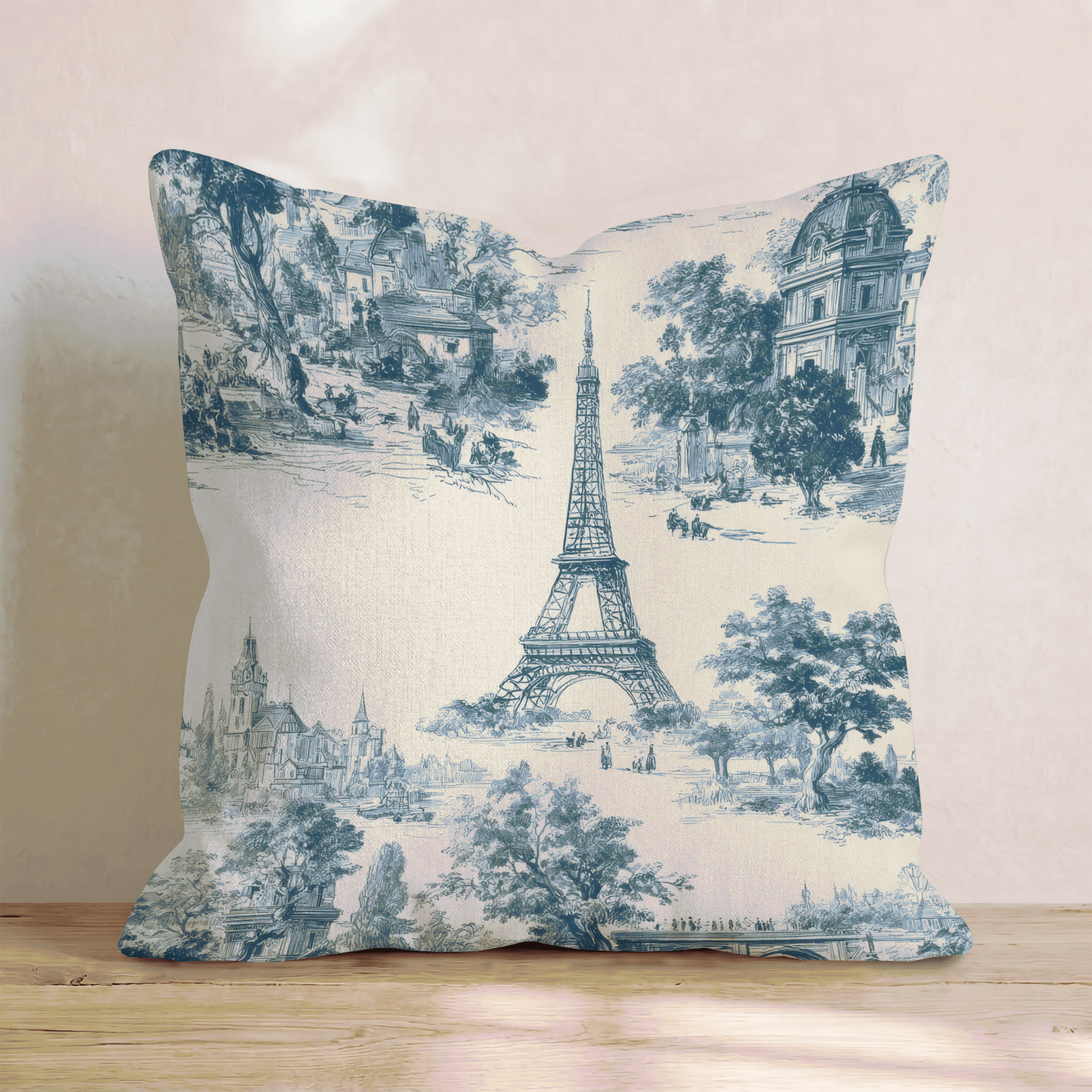 Simply Paris Throw Pillow - Hillcroft Home