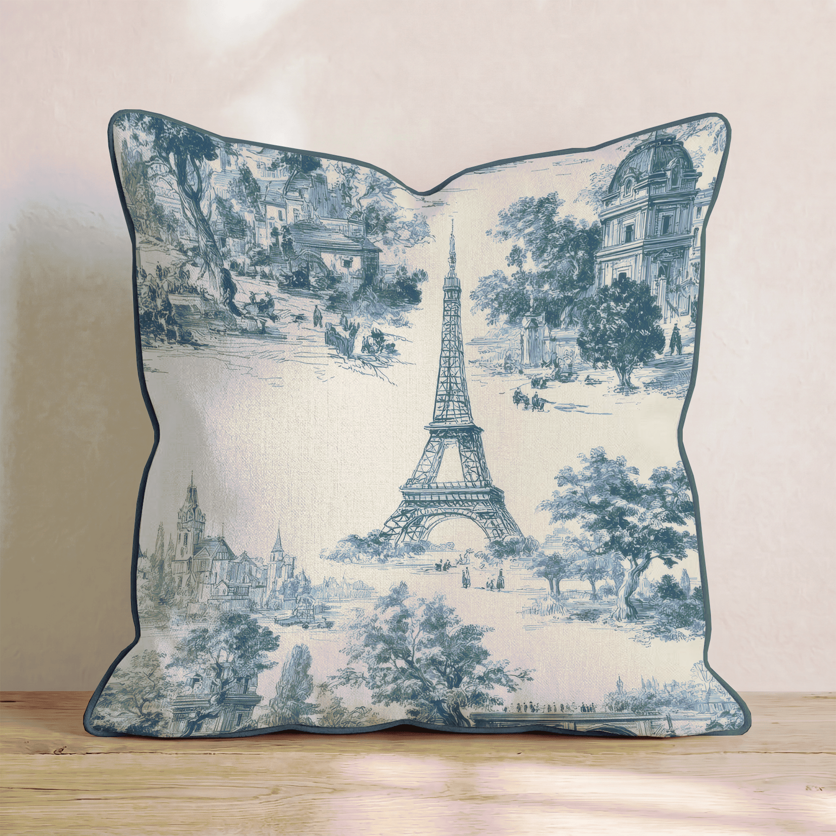 Simply Paris Throw Pillow - Hillcroft Home