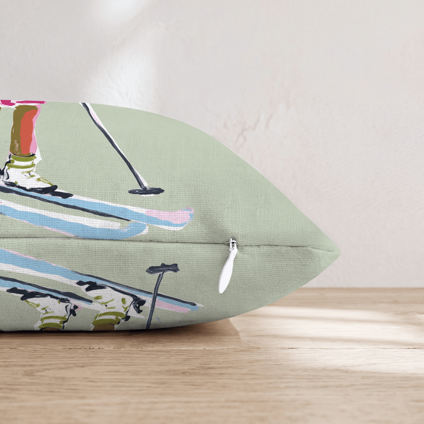 Sip _n Ski Throw Pillow - Hillcroft Home