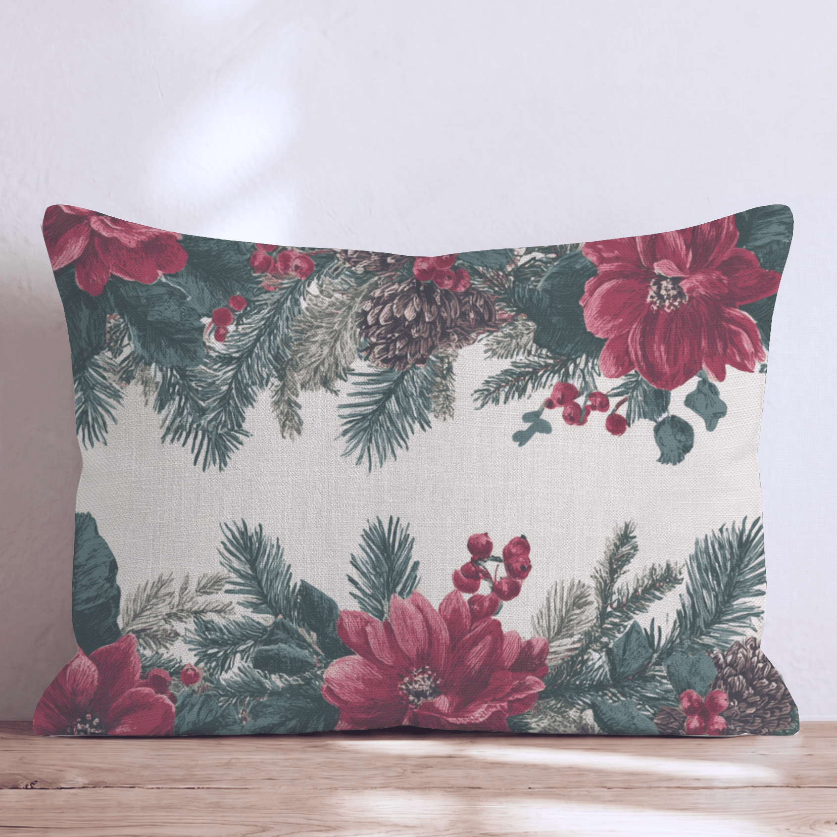 Sketchbook Noel Throw Pillow - Hillcroft Home