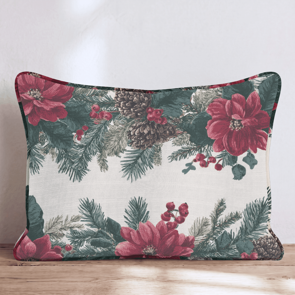 Sketchbook Noel Throw Pillow - Hillcroft Home