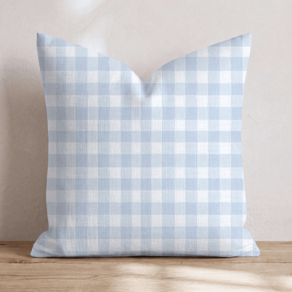 Skies and Blue Throw Pillow - Hillcroft Home