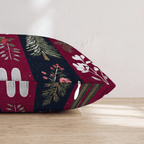 Skis and Trees Throw Pillow - Hillcroft Home