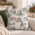 Sleepy Hollow Village Throw Pillow throw pillow - Hillcroft Home