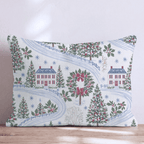 Sleepy Hollow Village Throw Pillow throw pillow - Hillcroft Home