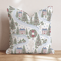Sleepy Hollow Village Throw Pillow throw pillow - Hillcroft Home