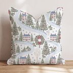 Sleepy Hollow Village Throw Pillow throw pillow - Hillcroft Home