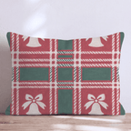 Sleigh Bell Tartan Throw Pillow throw pillow - Hillcroft Home