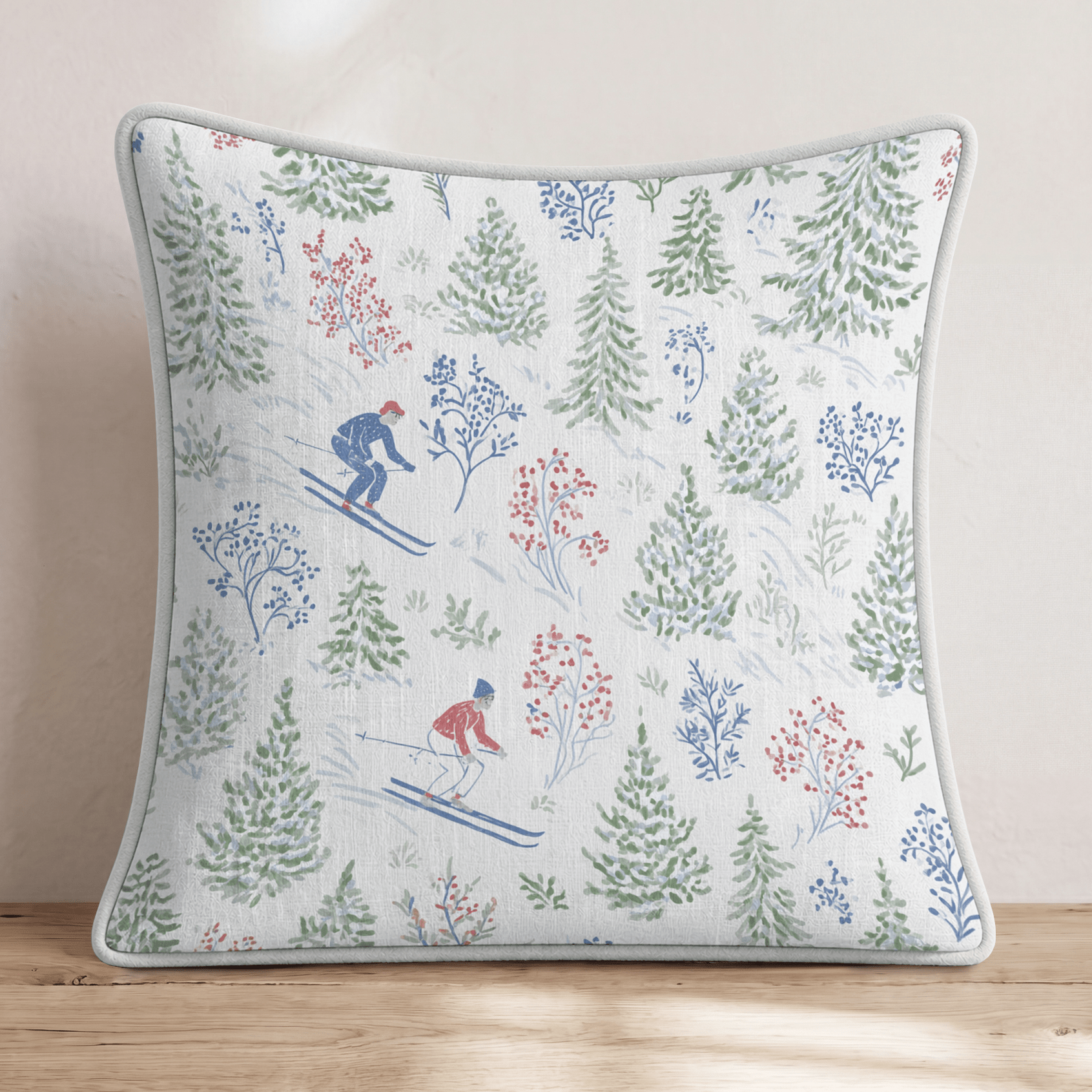 Slope Side Honey Throw Pillow - Hillcroft Home
