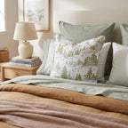 Slopes and Snow Throw Pillow - Hillcroft Home