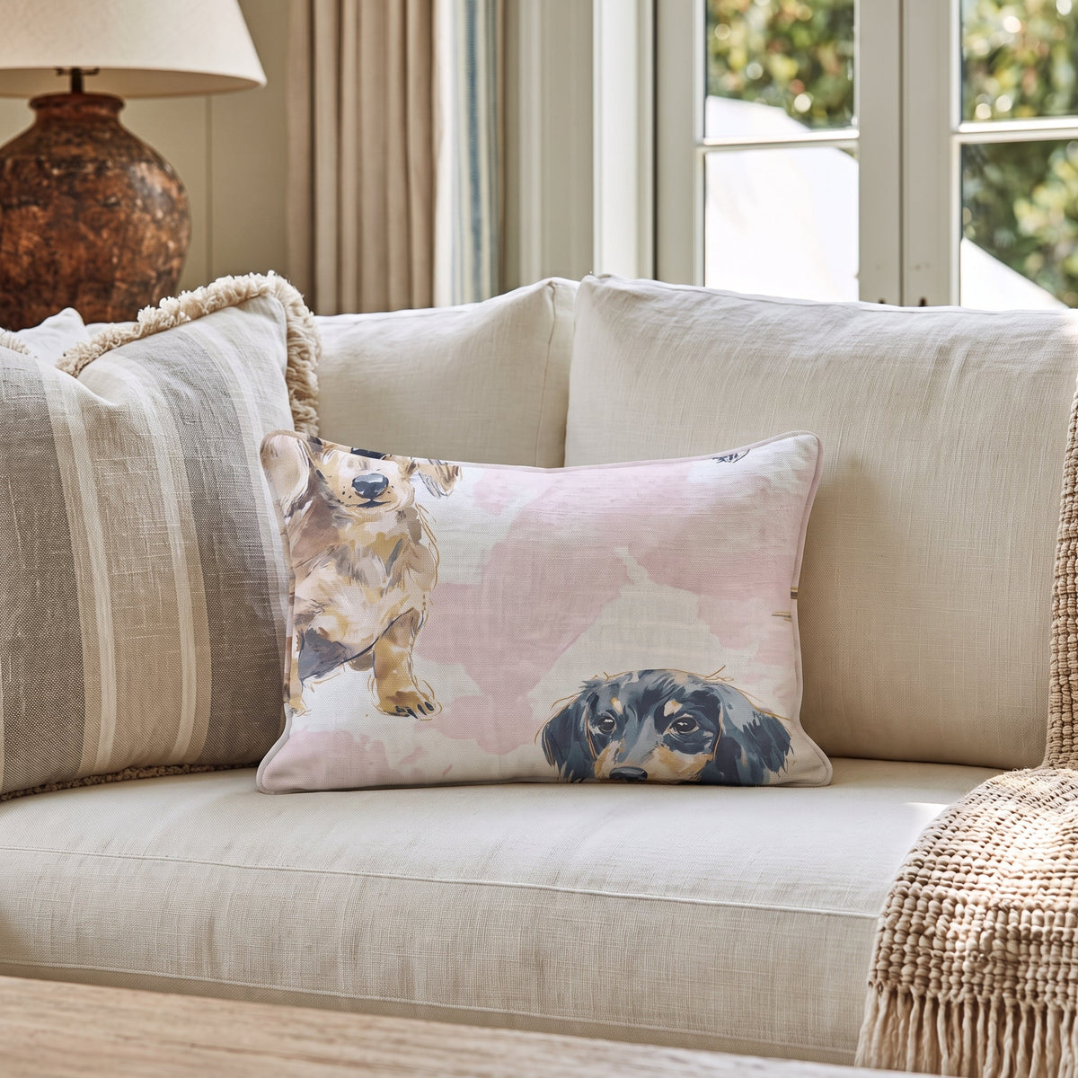 Small but Mighty Throw Pillow throw pillow - Hillcroft Home