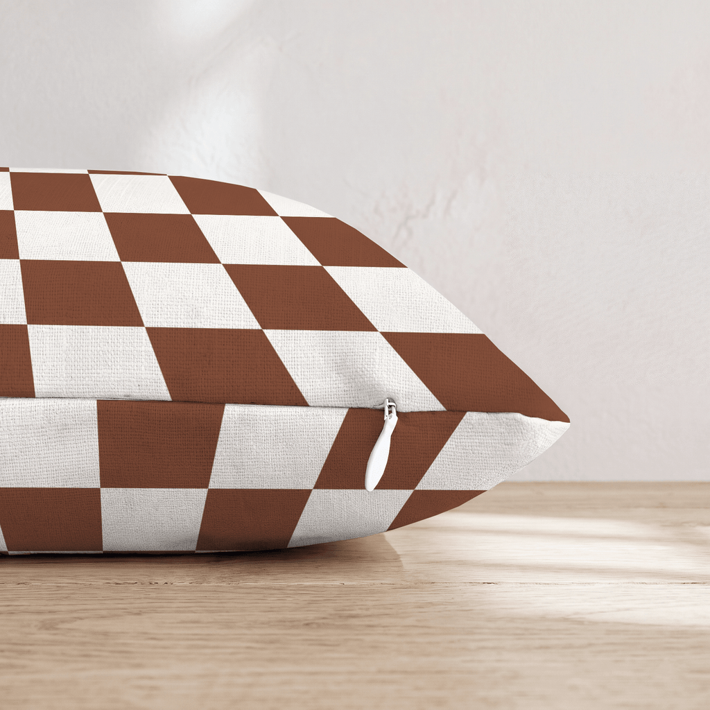Smitty Check Throw Pillow - Hillcroft Home