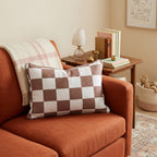 Smitty Check Throw Pillow - Hillcroft Home