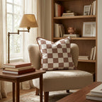 Smitty Check Throw Pillow - Hillcroft Home