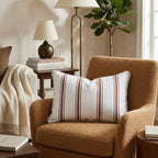 Smitty Stripes Throw Pillow - Hillcroft Home