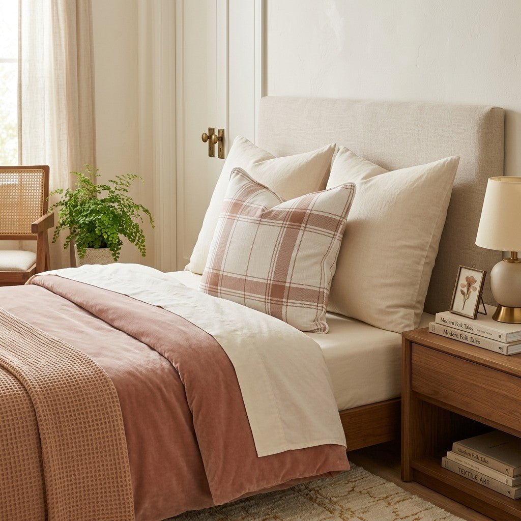 Smitty Tartan Throw Pillow - Hillcroft Home