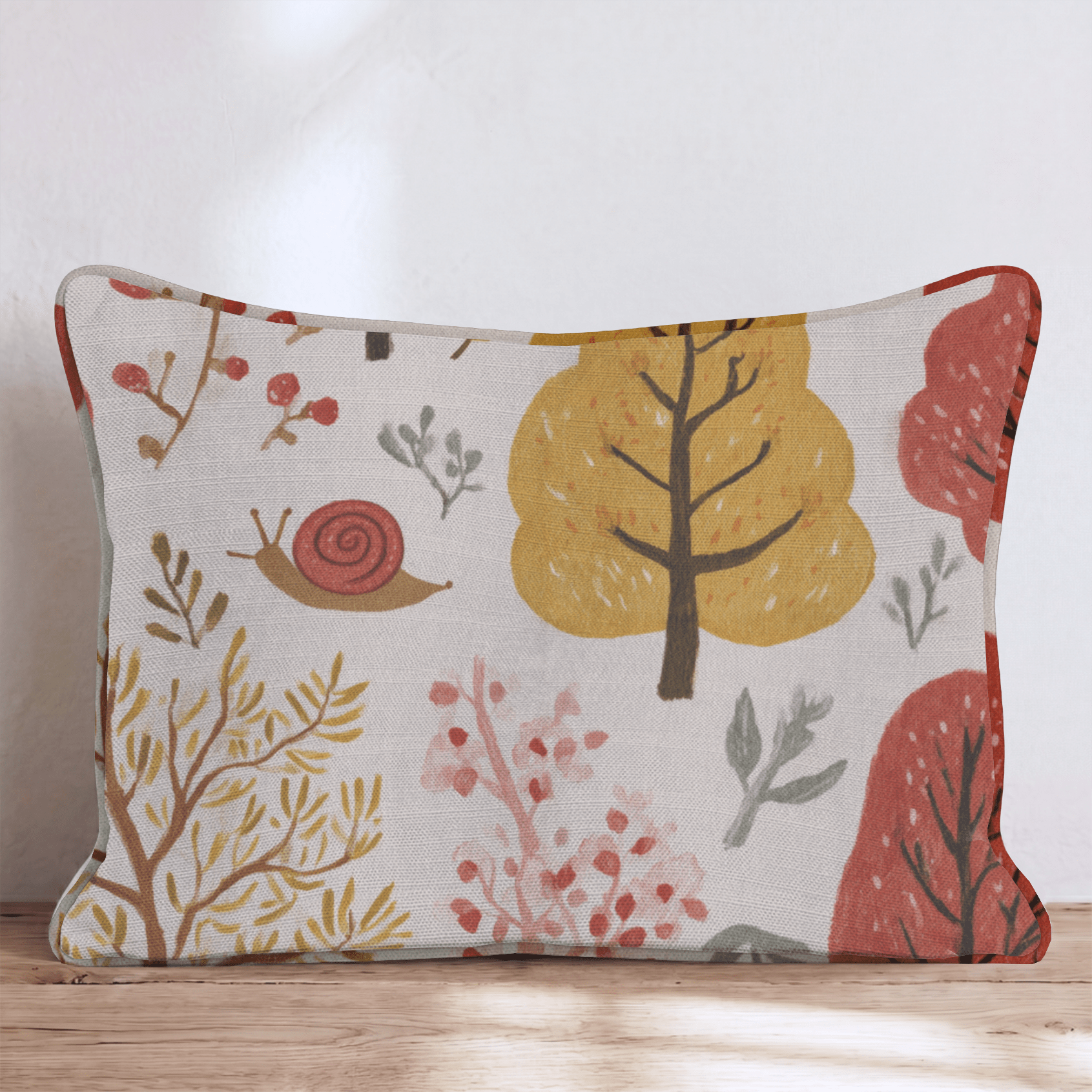 Snail Trail Throw Pillow - Hillcroft Home