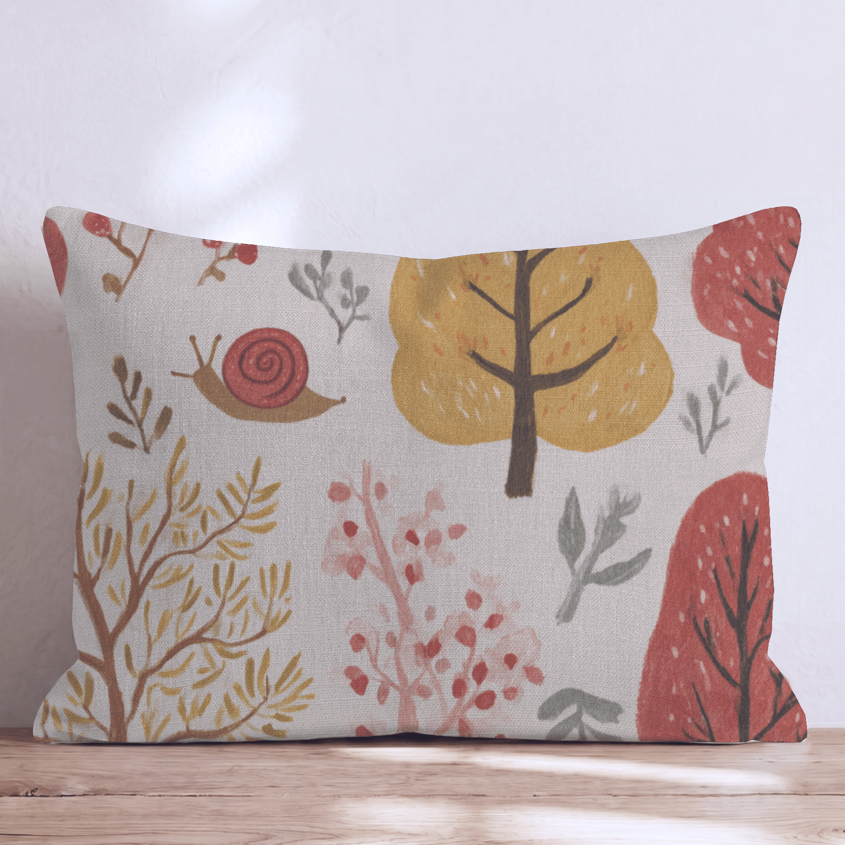 Snail Trail Throw Pillow - Hillcroft Home