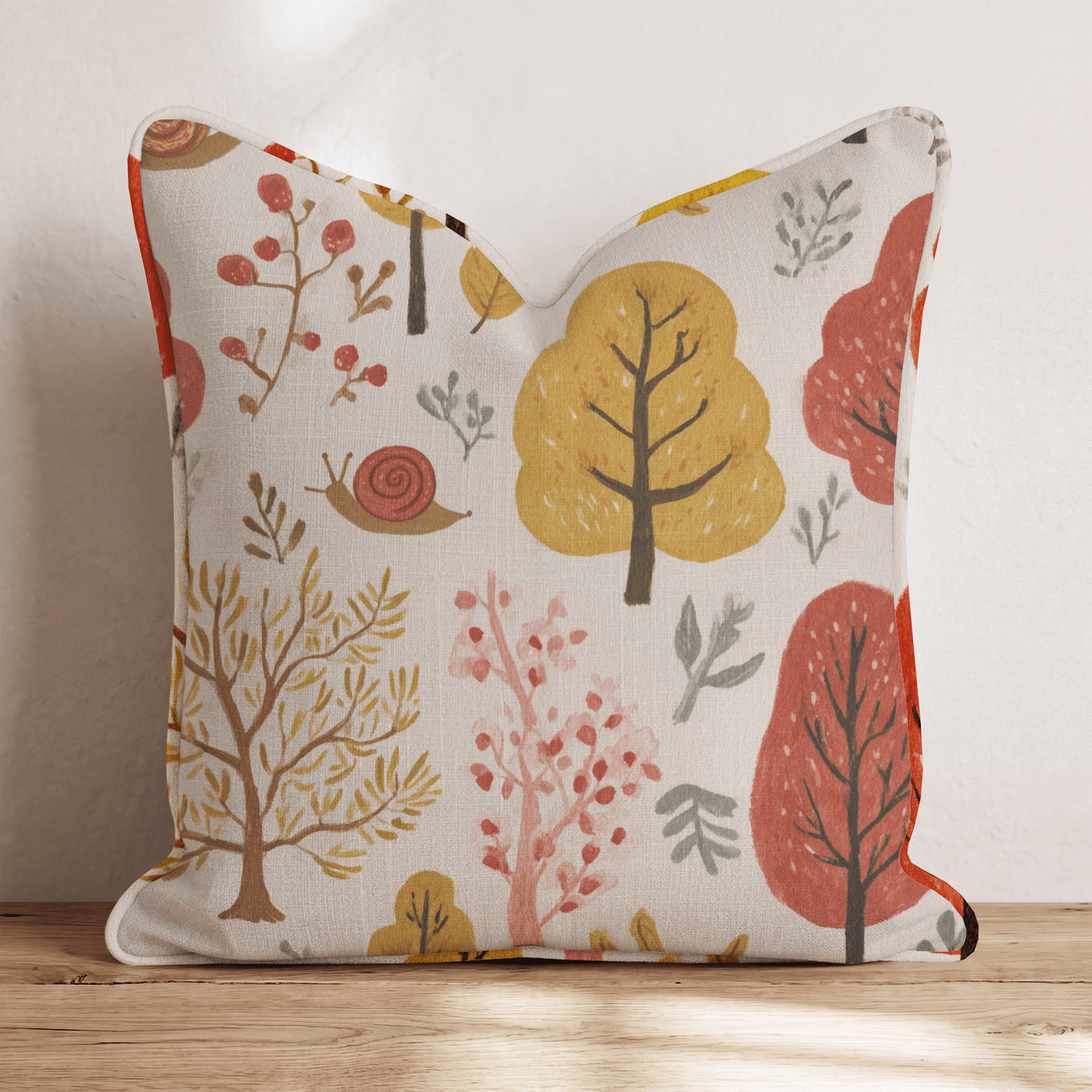 Snail Trail Throw Pillow - Hillcroft Home