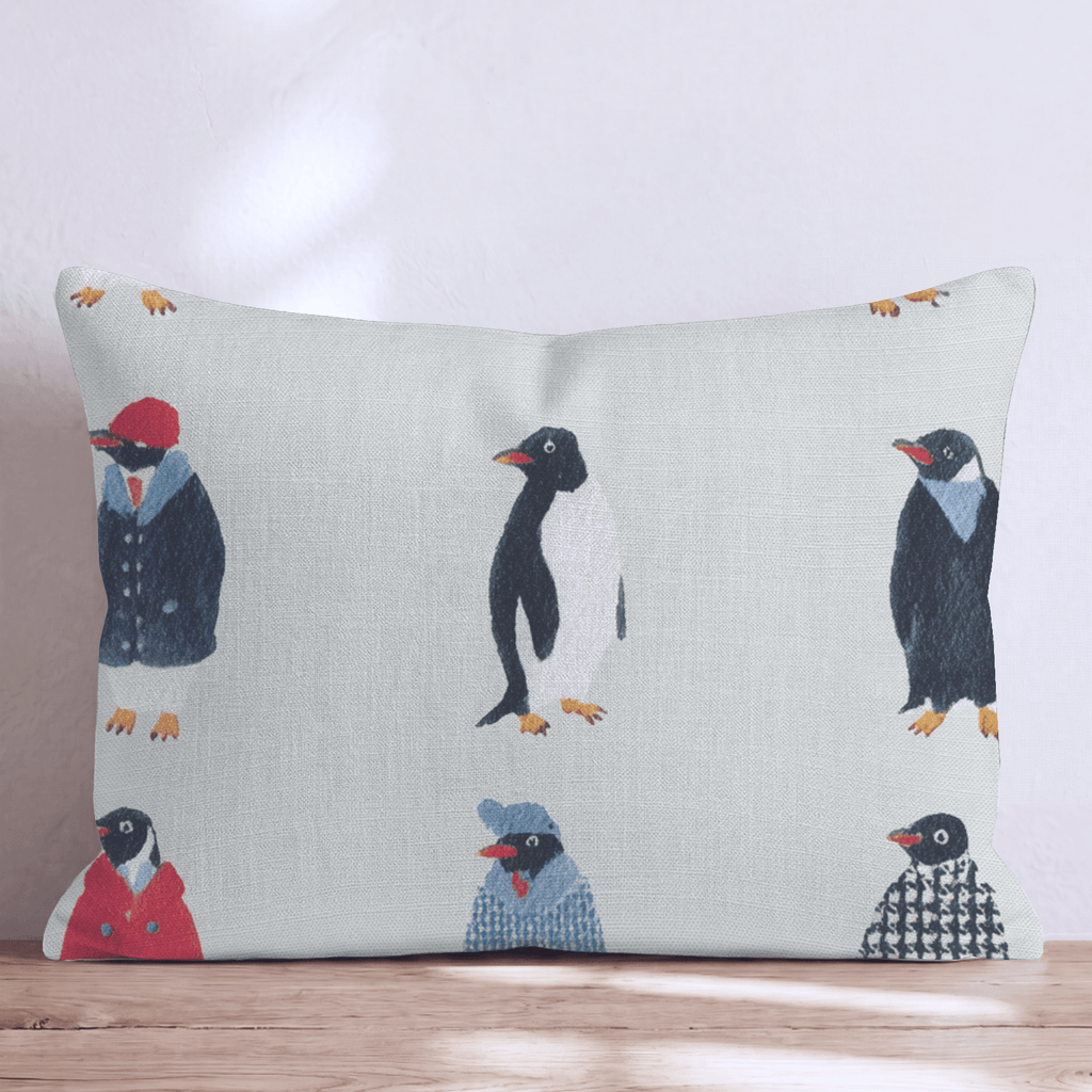 Snazzy Penguins Throw Pillow - Hillcroft Home