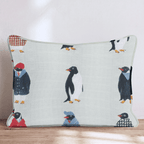 Snazzy Penguins Throw Pillow - Hillcroft Home