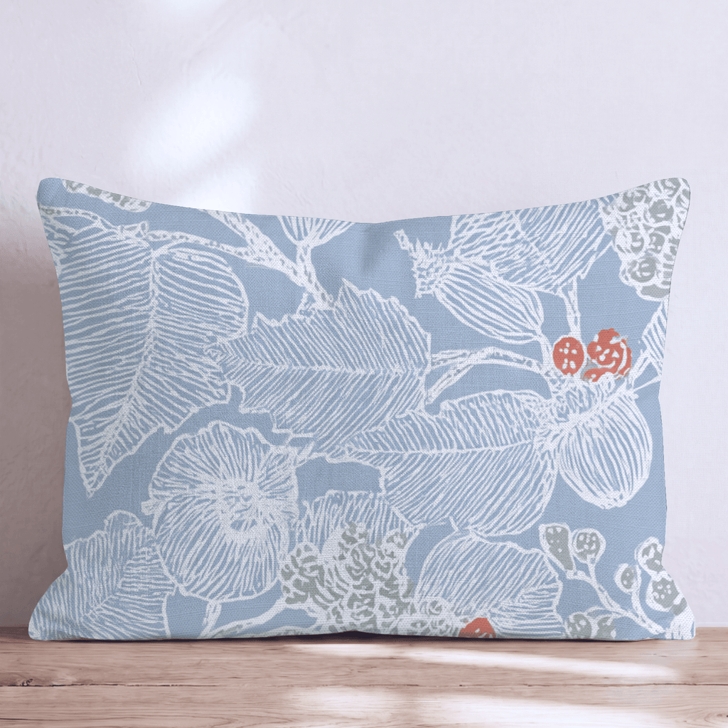 Snow Sketch Throw Pillow - Hillcroft Home