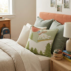 Snowboard Pup Throw Pillow - Hillcroft Home