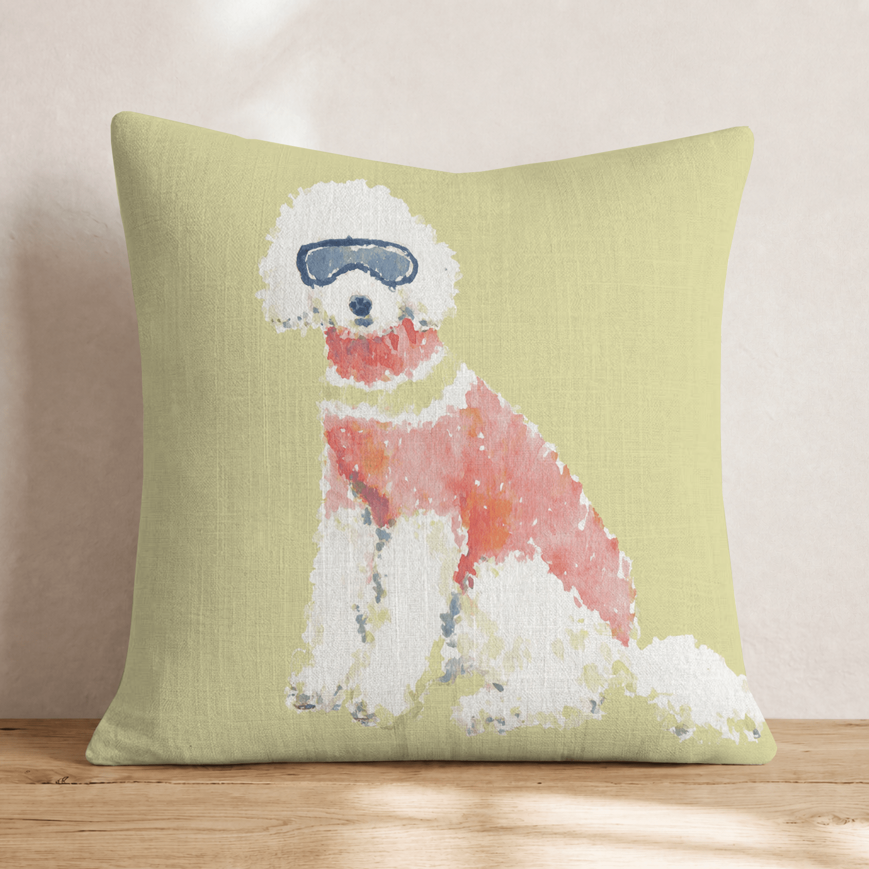 Snowdoodle Throw Pillow - Hillcroft Home