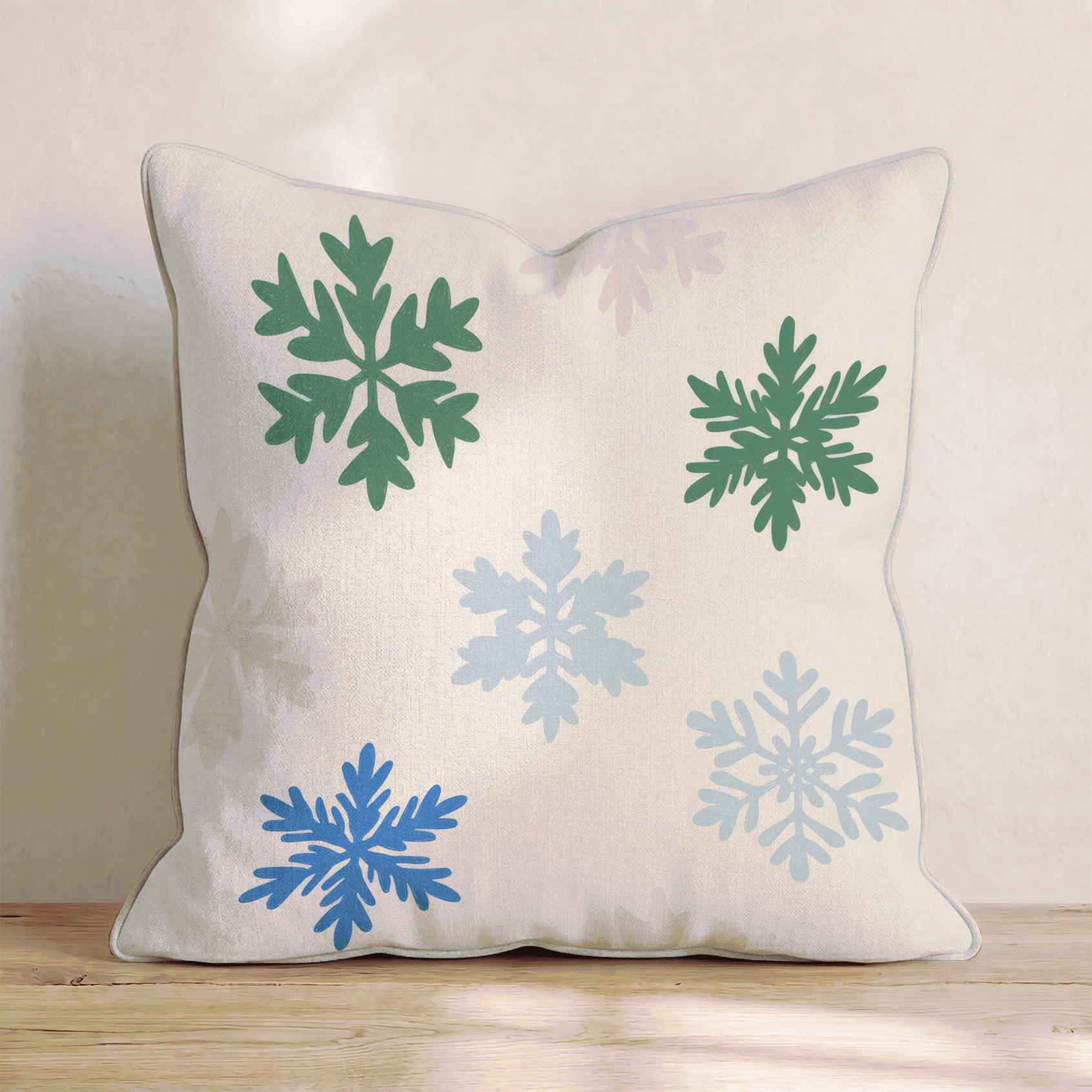 Snowfall Throw Pillow - Hillcroft Home