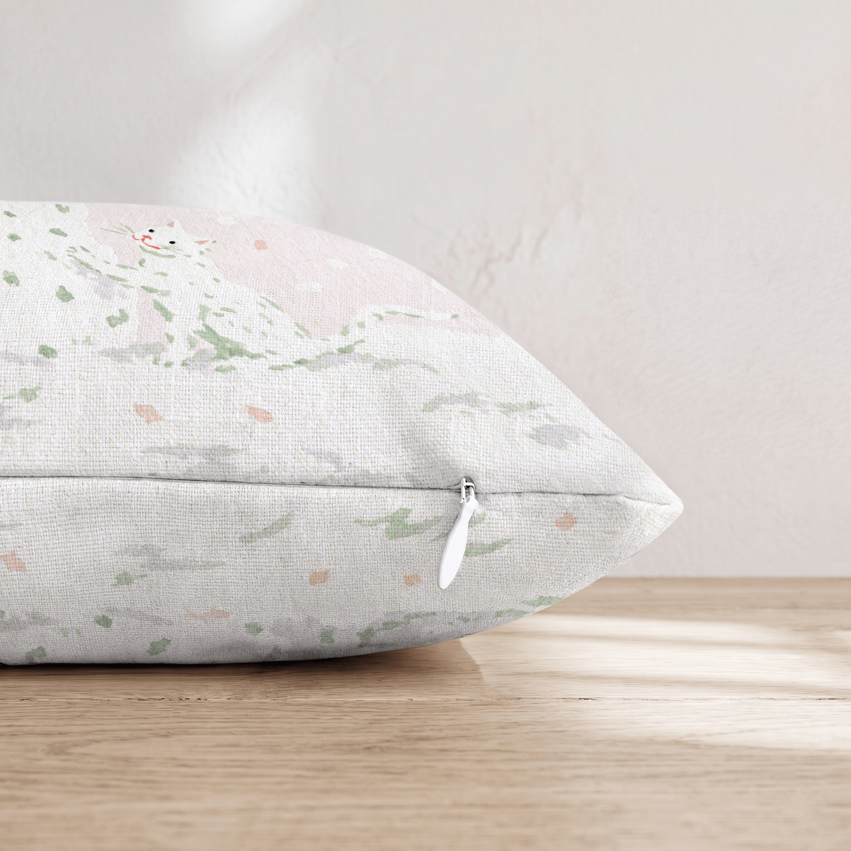 Snowman And Cat Throw Pillow - Hillcroft Home