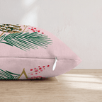Snowy Pinecone Berries Throw Pillow - Hillcroft Home