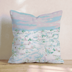 Snowy Village Throw Pillow - Hillcroft Home