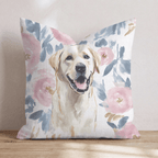 Snuggle Lab Throw Pillow - Hillcroft Home