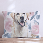 Snuggle Lab Throw Pillow - Hillcroft Home