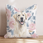 Snuggle Lab Throw Pillow - Hillcroft Home