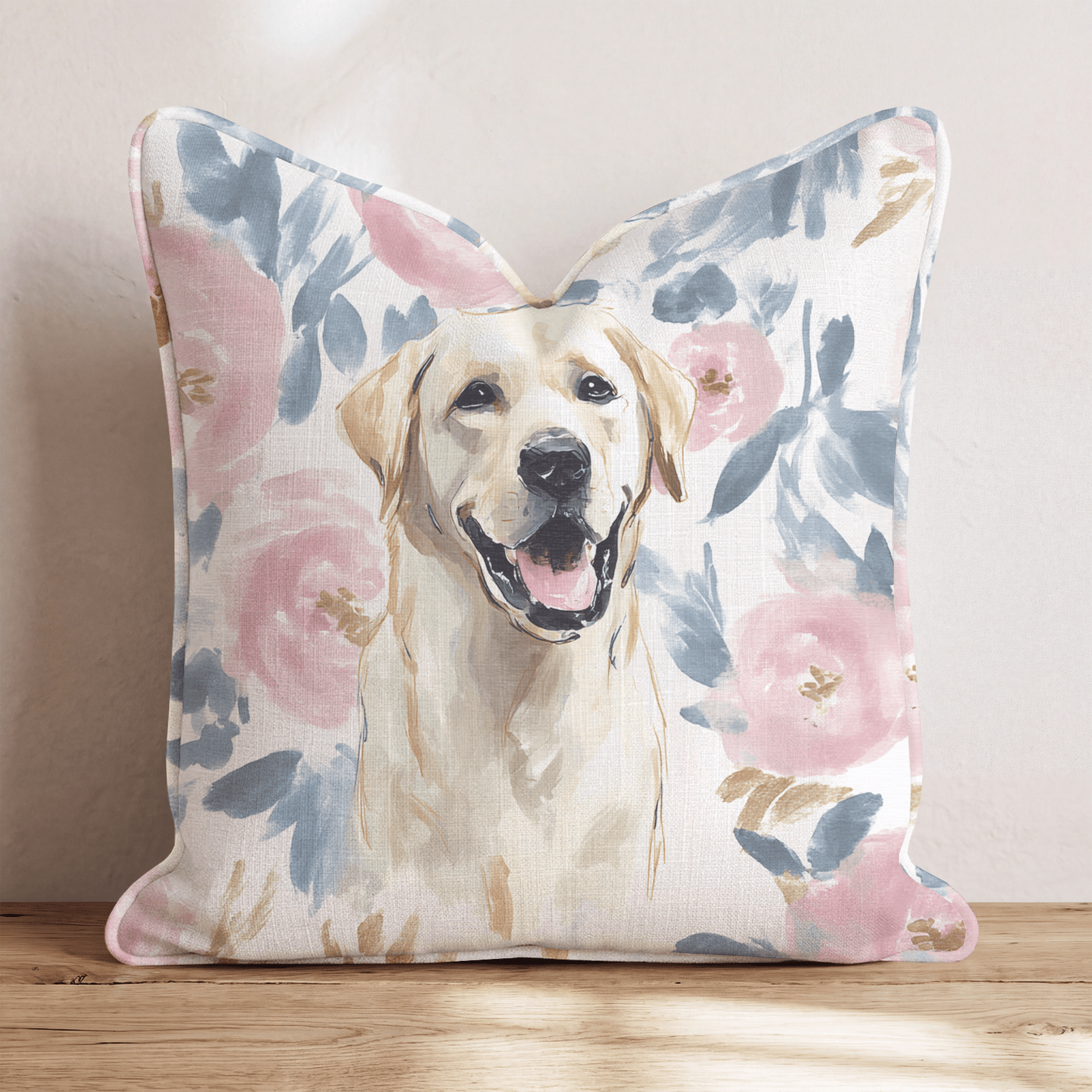 Snuggle Lab Throw Pillow - Hillcroft Home