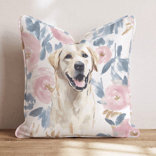 Snuggle Lab Throw Pillow - Hillcroft Home