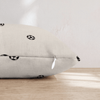 Soccer Cream Ditsy Throw Pillow - Hillcroft Home