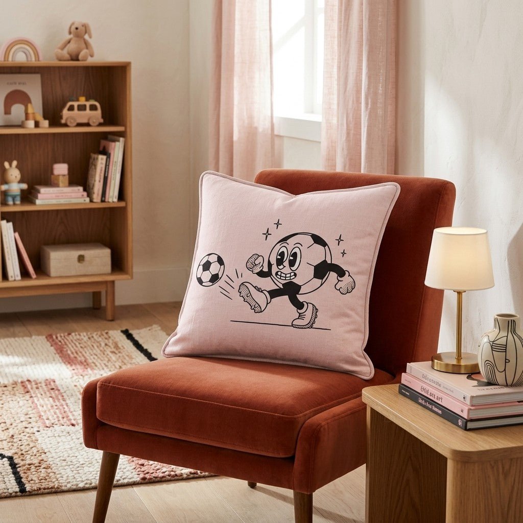 Soccer Dude Throw Pillow - Hillcroft Home