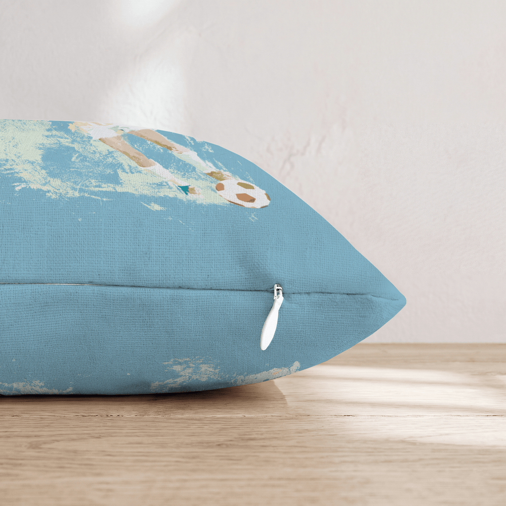Soccer Girls Throw Pillow - Hillcroft Home